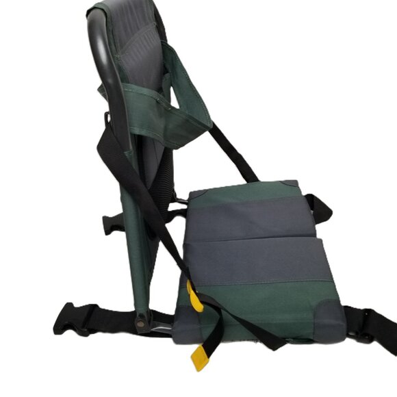 GCI Outdoor Portable Stadium Seat Bleacher Chair Green Gray Camping Sports - Picture 3 of 15